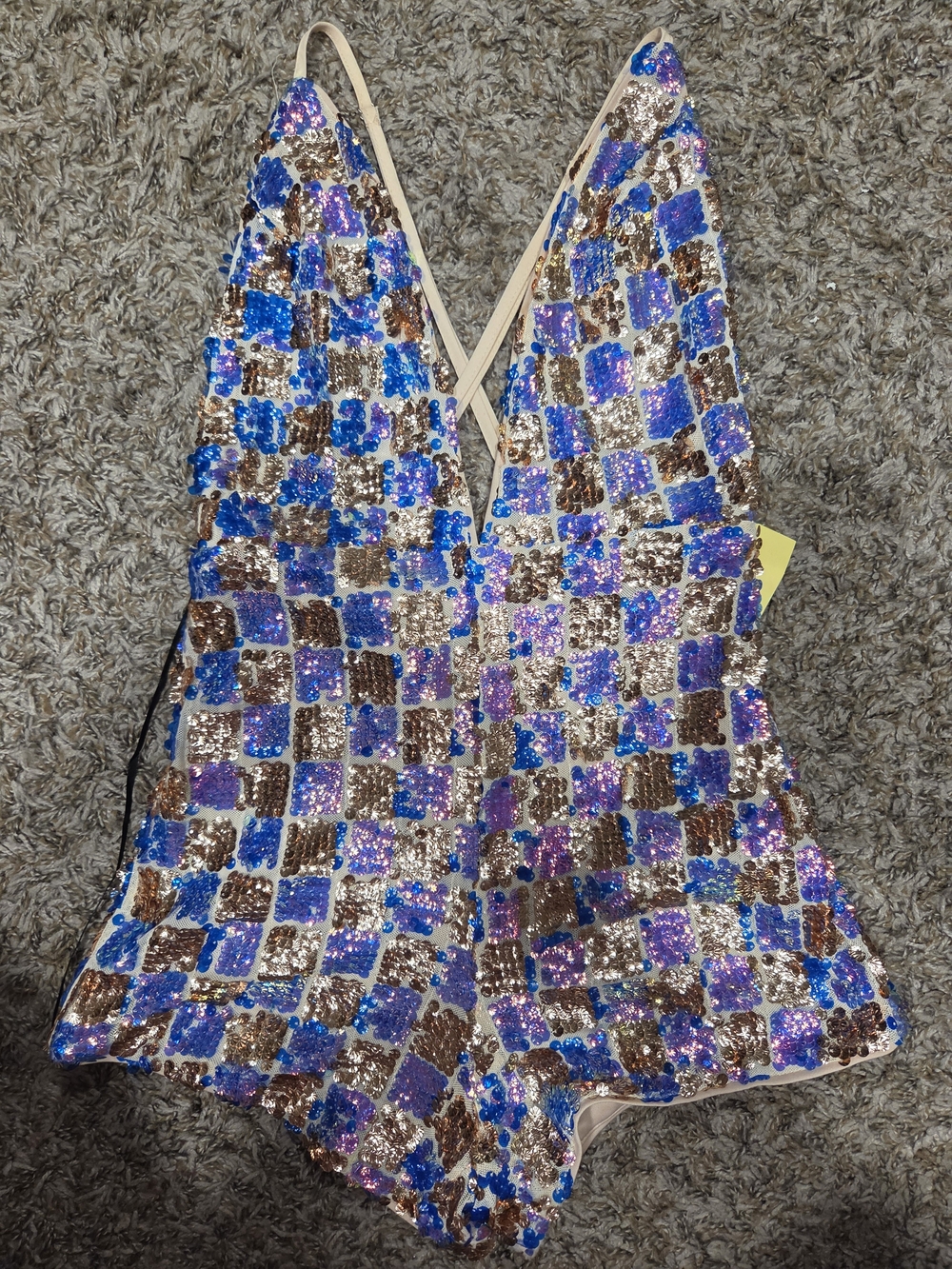 Forever 21 Sequin Checkered